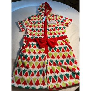 Blizzard Bay Mens Christmas Tree Hooded‎ One Piece Romper XL Holiday